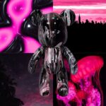 BLACK + NEON PINK + WHITE