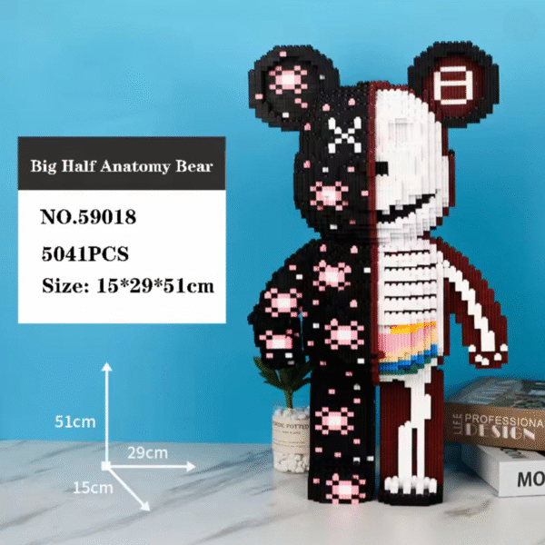 Skeleton Half Bear | Constructor 3D